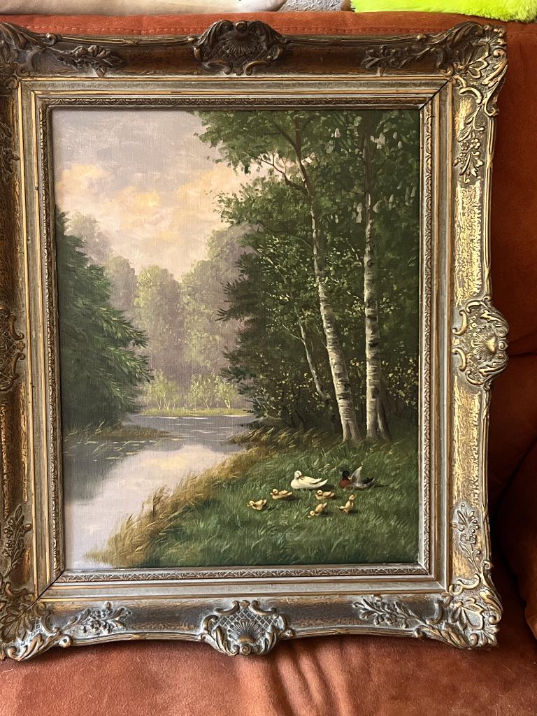 Schilderij, Antiek en Kunst, Kunst | Schilderijen | Klassiek, Ophalen of Verzenden