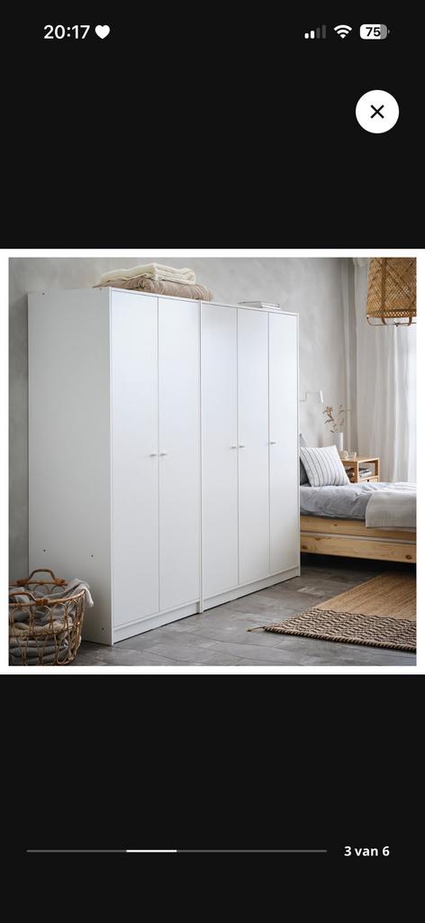 IKEA kleppstad kledingkast, Huis en Inrichting, Kasten | Kledingkasten, Ophalen, Met deur(en), 100 tot 150 cm, Zo goed als nieuw