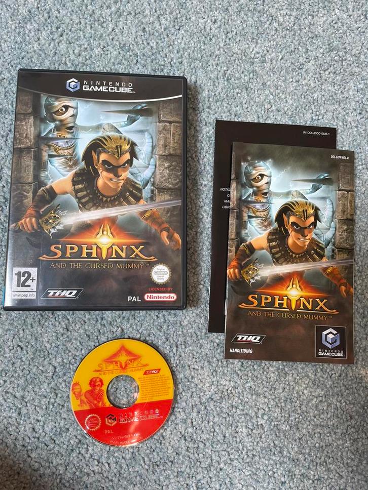 Sphinx met garantie, Spelcomputers en Games, Games | Nintendo GameCube, Zo goed als nieuw, Avontuur en Actie, 1 speler, Vanaf 3 jaar
