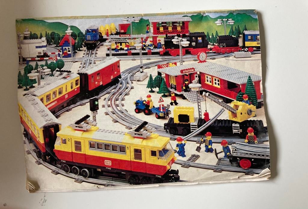 LEGO oude electrische trein, Ophalen, Gebruikt, Lego