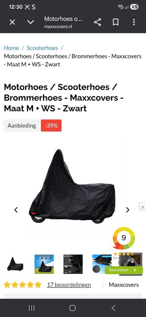 Tekoop retro la suris  brommer hoes grijs, Fietsen en Brommers, Ophalen