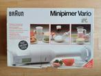 Braun MR 720 CA Minipimer Vario - Staafmixer met accessoires, Ophalen of Verzenden, Nieuw, Blender