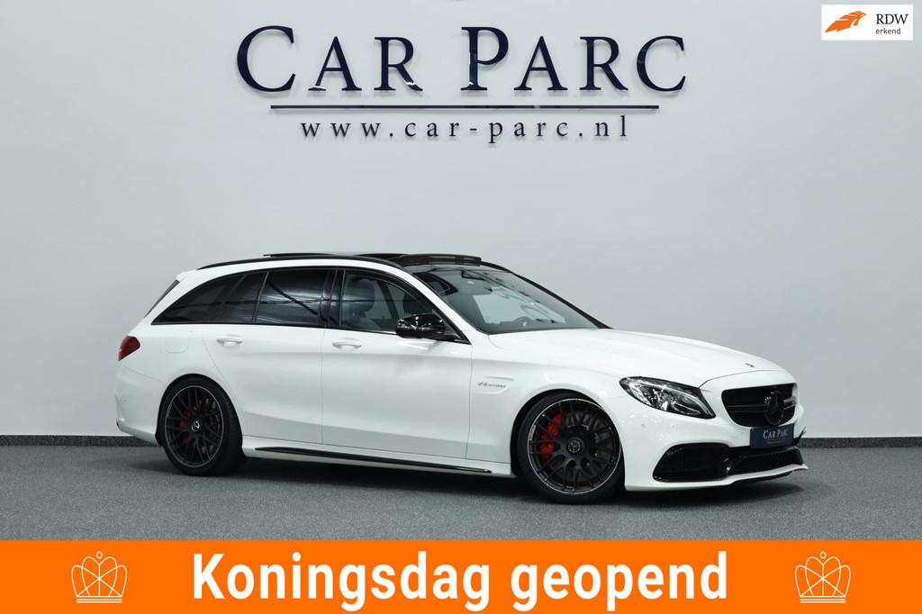 Mercedes-Benz C-klasse Estate AMG 63 S 510+PK LED/SFEER/PANO, Auto's, Mercedes-Benz, Bedrijf, Te koop, C-Klasse, 360° camera, ABS