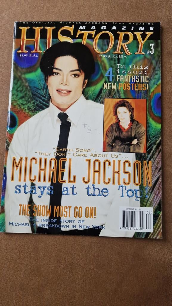 Michael Jackson HIStory Magazine nr 3, Verzamelen, Muziek, Artiesten en Beroemdheden, Verzenden, Zo goed als nieuw