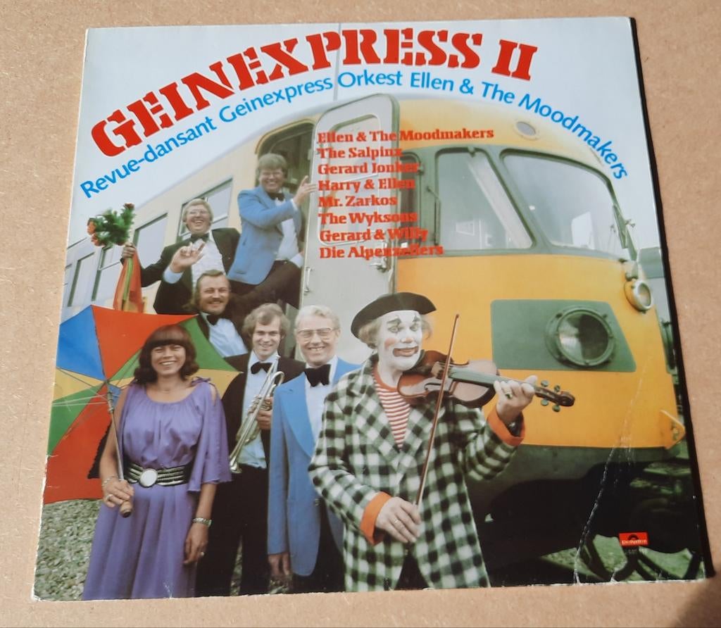 Geinexpress 2 - o.a. ellen en the moodmakers, Verzenden, Gebruikt, Overige formaten, Levenslied of Smartlap