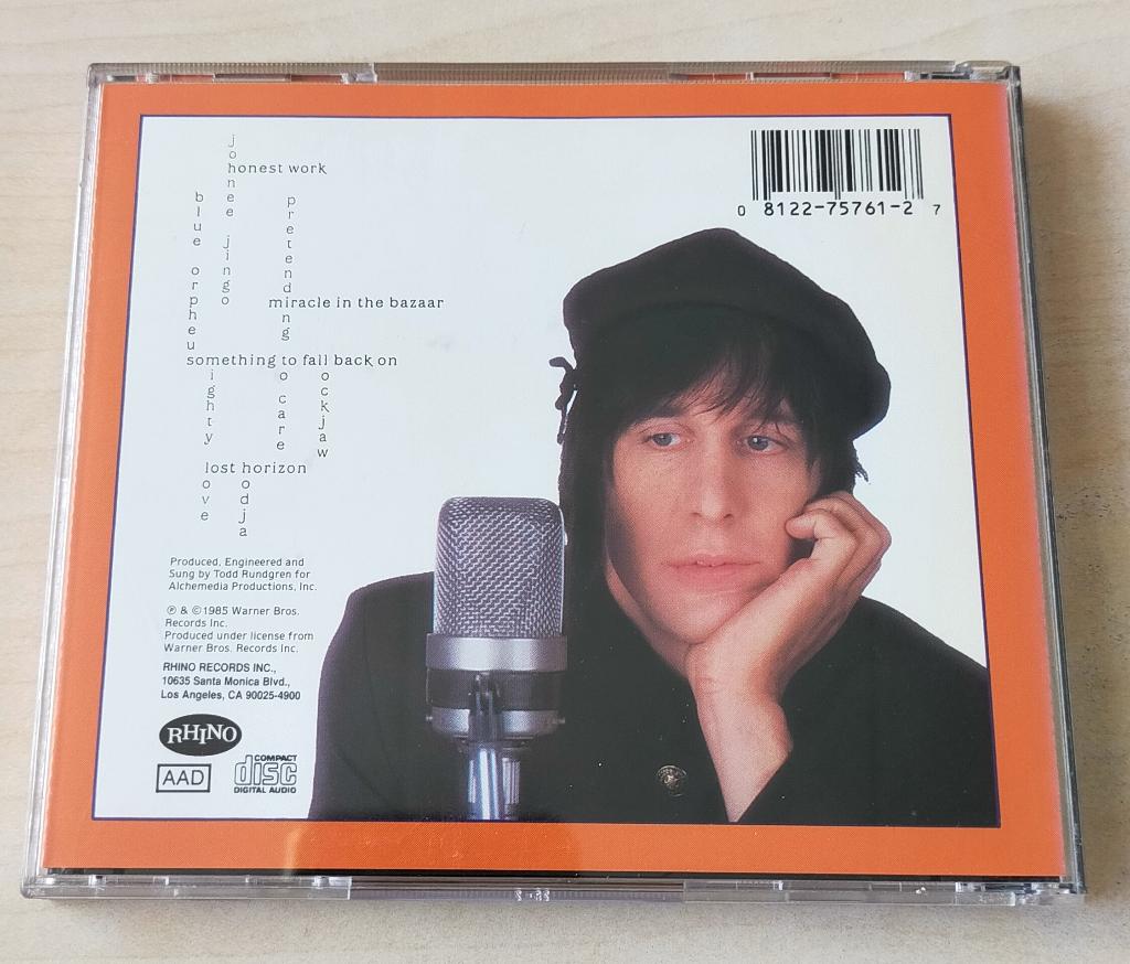 Todd Rundgren - A Cappella CD 1985/198? USA, Ophalen of Verzenden, Zo goed als nieuw, Progressive