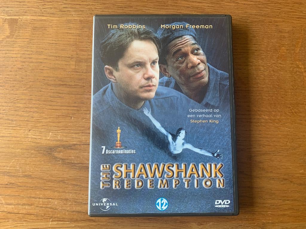 DVD The Shawshank redemption, Vanaf 12 jaar, Ophalen of Verzenden, Zo goed als nieuw, Drama
