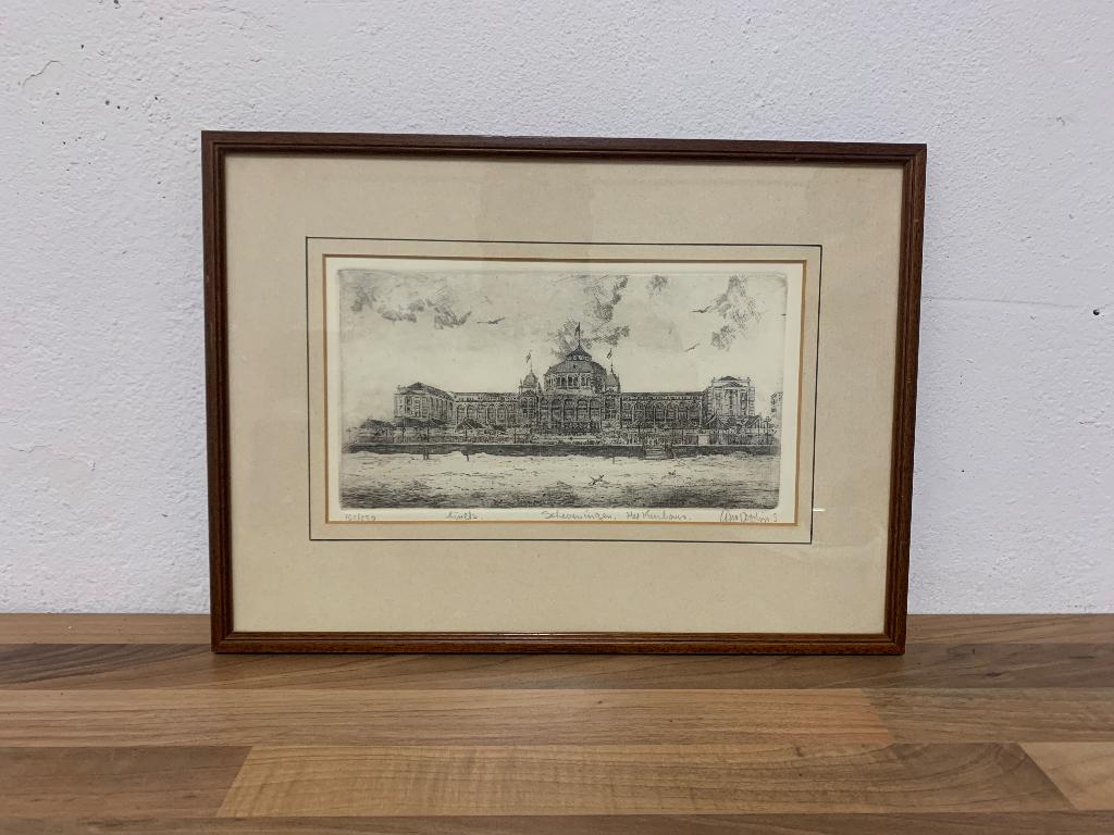 Ets | Kurhaus Scheveningen | Anna Doedijns, Antiek en Kunst, Ophalen of Verzenden
