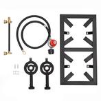 Draagbaar Camping Gasfornuis met 2 Branders, Ophalen, Nieuw