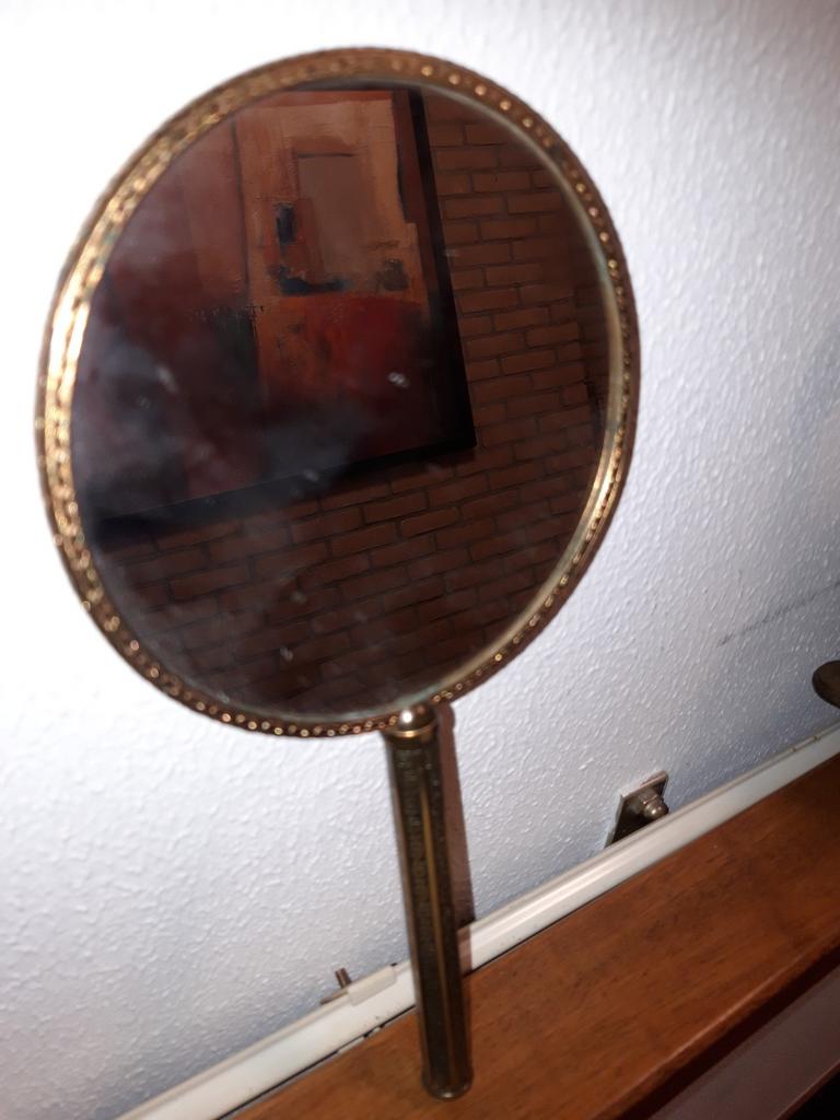 Handspiegel, Antiek en Kunst, Ophalen of Verzenden, Minder dan 50 cm