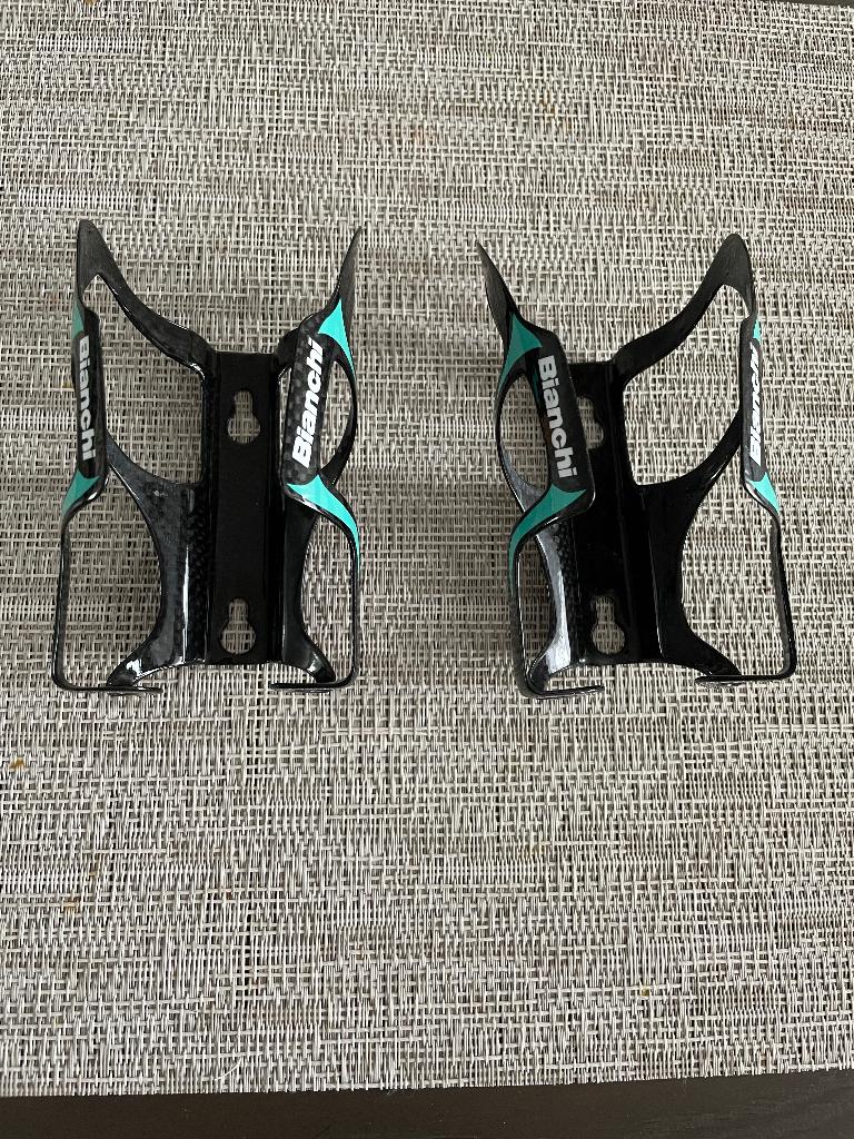 Bianchi carbon bidon houders, Ophalen of Verzenden, Gebruikt, Overige merken