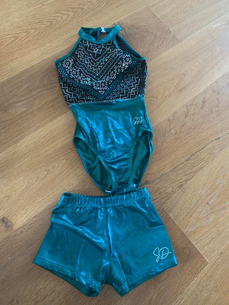 Tunrpakje Sparkle & Dream 140/146, Sport en Fitness, Turnen, Kindermaat 122 t/m 140, Ophalen of Verzenden, Zo goed als nieuw, Turnpak(je)