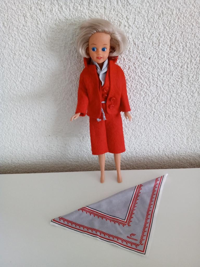 Pop DAISY MARY QUANT Airline – Martinair, Verzamelen, Poppen, Ophalen of Verzenden, Gebruikt, Pop