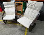 2 x ikea poäng stoel fauteuil 15 euro per stuk, Ophalen, Gebruikt, ., Minder dan 75 cm