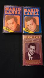 MARIO LANZA> 3 ORIGINELE BANDJES NU €5, Cd's en Dvd's, Cassettebandjes, Gebruikt, 2 t/m 25 bandjes, Verzamelalbums, Ophalen of Verzenden