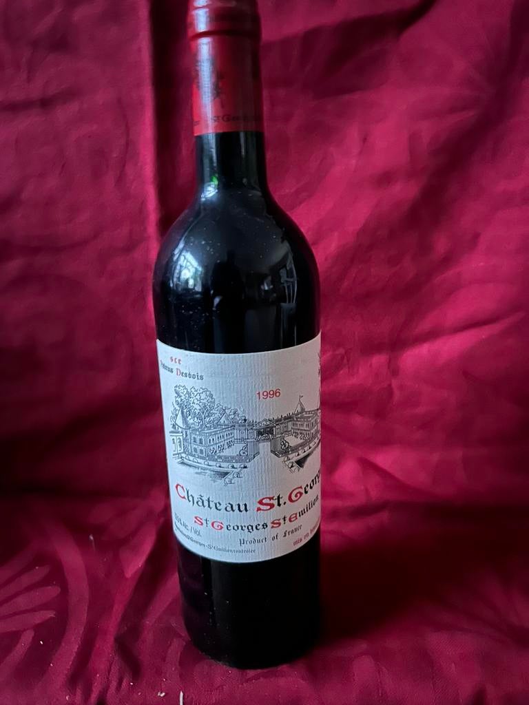 Saint Georges Saint Emilion - Chateau St Georges 1994/95/96, Ophalen, Zo goed als nieuw, Frankrijk, Rode wijn