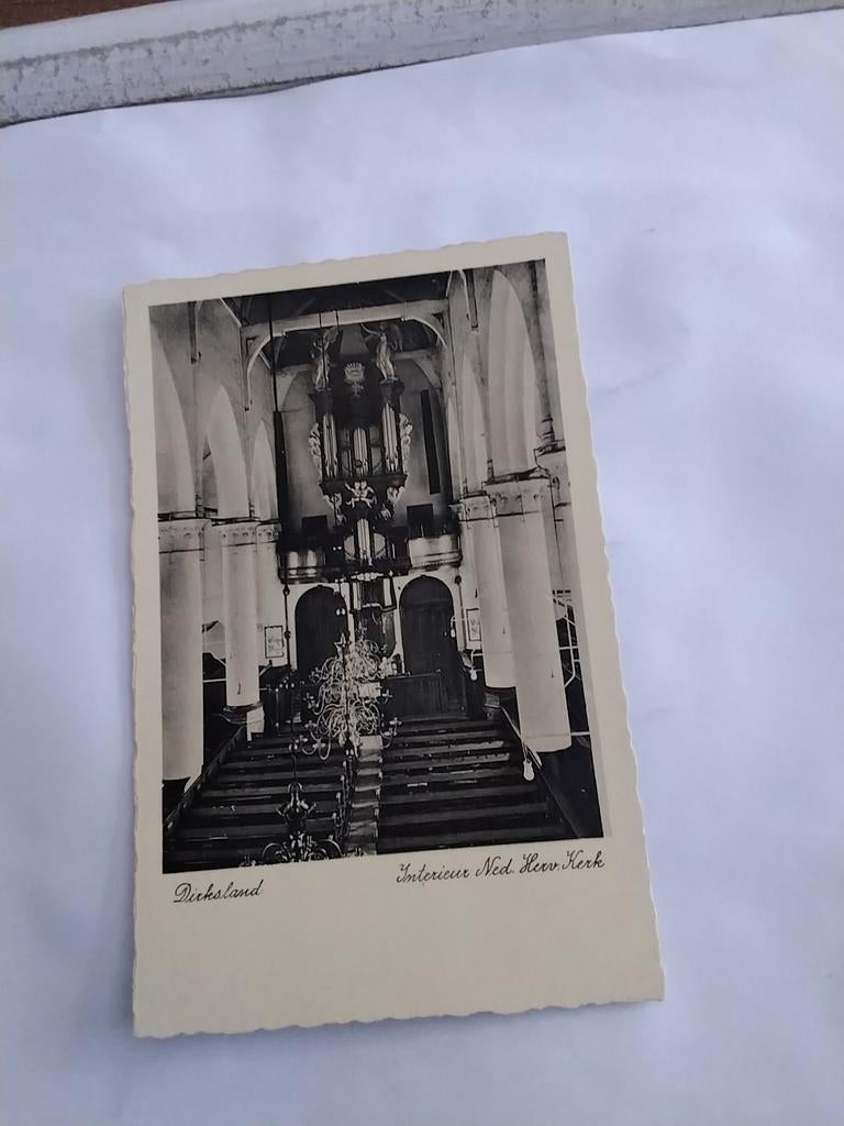 DIRKSLAND. INTERIEUR  NED.HERV.KERK, Ophalen of Verzenden, 1960 tot 1980, Groningen