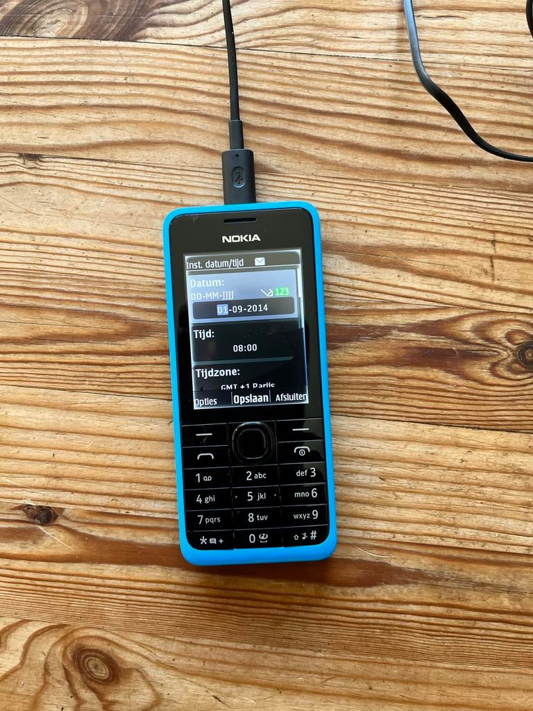 Nokia 301 Blauw - nieuw Klassieke Mobiele Telefoon, Telecommunicatie, Mobiele telefoons | Nokia, Blauw, Fysiek toetsenbord, Nieuw