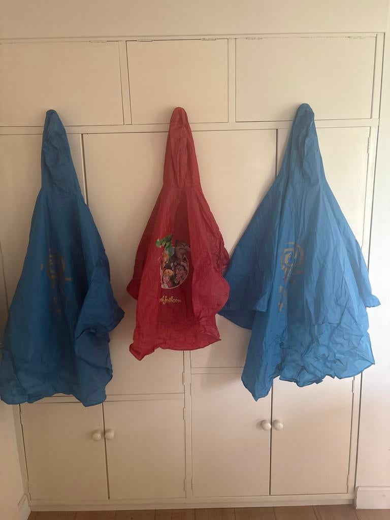 Efteling Regenponcho's, Caravans en Kamperen, Regenkleding, Gebruikt, Regenpak, Kinderen, Ophalen of Verzenden
