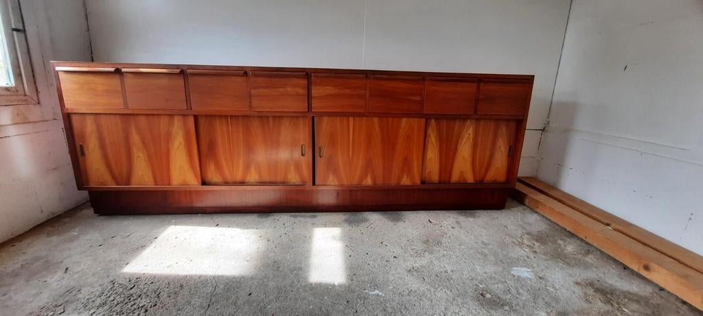 mooie oude vintage toonbank dressior  kast uit oude bakkerij, Ophalen, Gebruikt