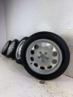 Originele Audi A6 velgen 16" 5x112 winterset pepperpots, Niet ingevuld, Gebruikt, 16 inch, Banden en Velgen