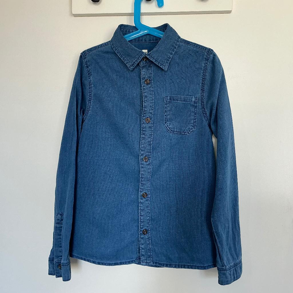 HEMA overhemd maat 134 / 140, Kinderen en Baby's, Kinderkleding | Maat 134, Ophalen, Overhemd of Blouse, Zo goed als nieuw, Hema