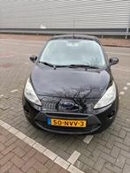 Ford Ka 1.2 51KW 2010 Zwart, Auto's, Ford, Voorwielaandrijving, Stof, 1242 cc, 4 cilinders