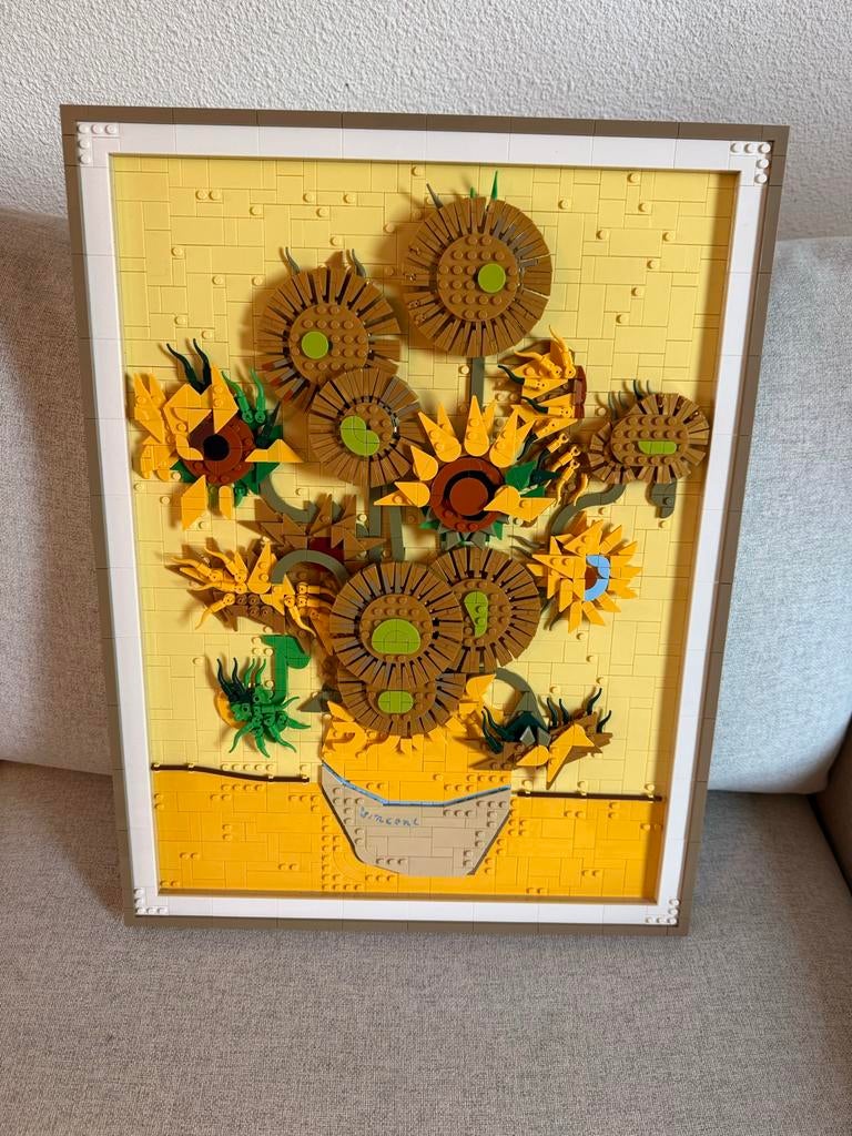 LEGO 31215 Zonnebloemen Vincent van Gogh, Kinderen en Baby's, Ophalen, Lego, Zo goed als nieuw, Icons