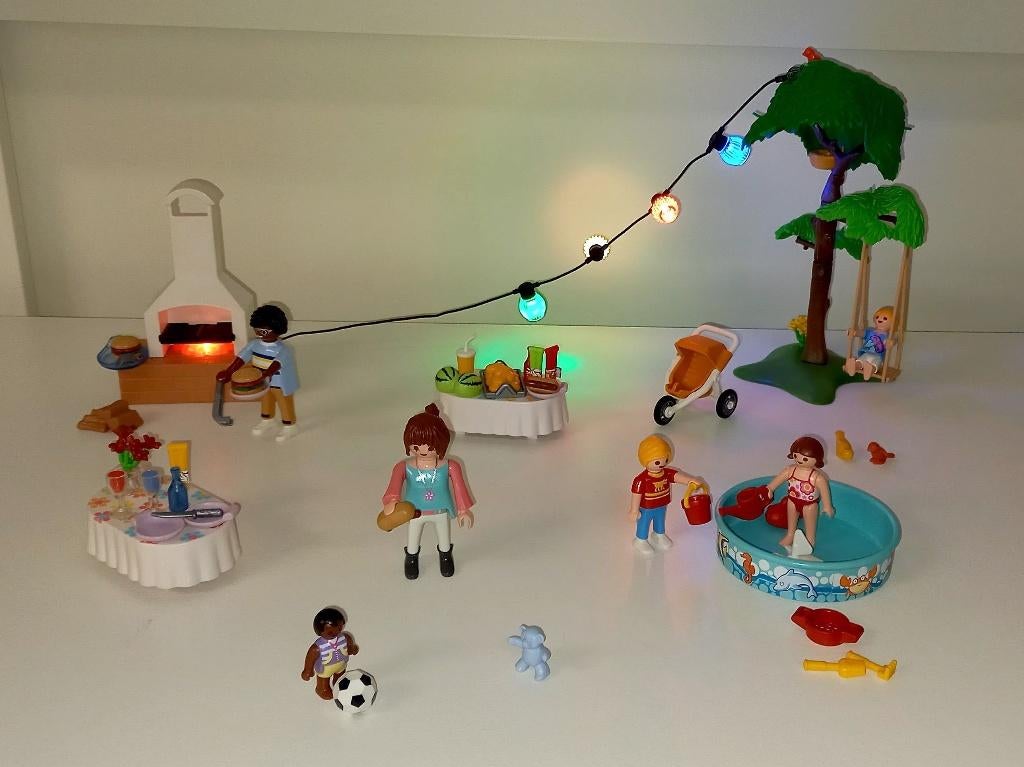 Playmobil: Familiefeest / tuinfeest (9272), Ophalen of Verzenden, Zo goed als nieuw, Complete set