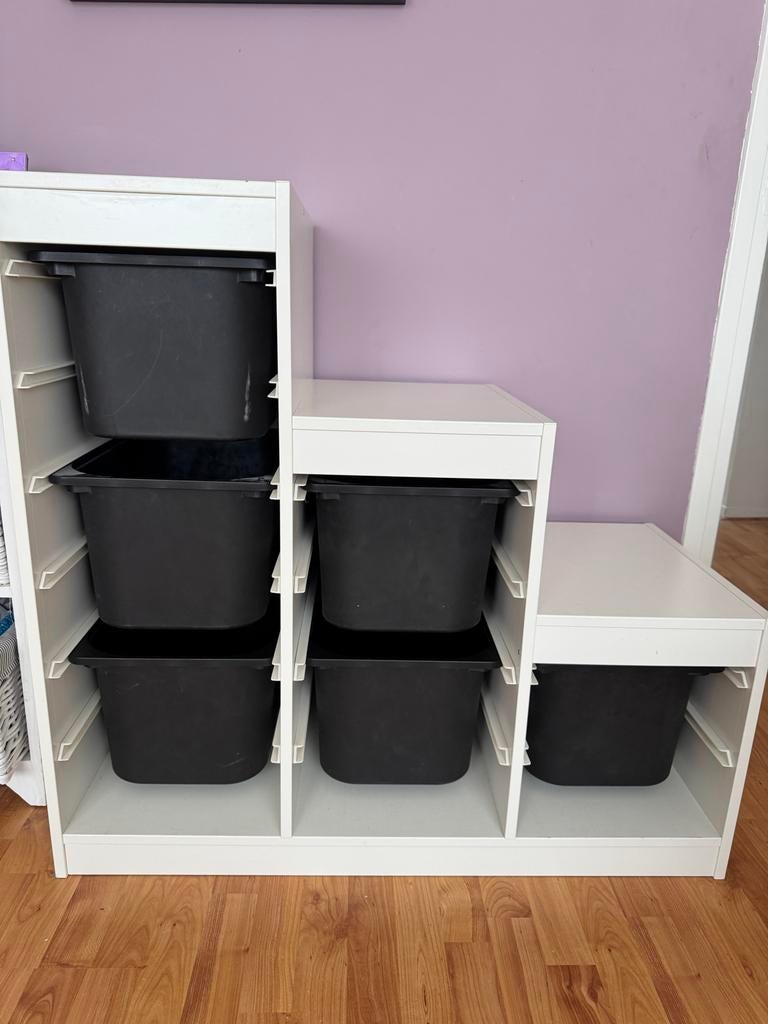 Ikea Trofast kast met 6 bakken, Ophalen, Gebruikt