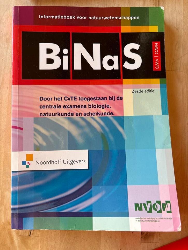 BiNaS zesde editie HAVO | VWO, Boeken, Studieboeken en Cursussen, Gelezen, Overige niveaus, Beta, Ophalen of Verzenden