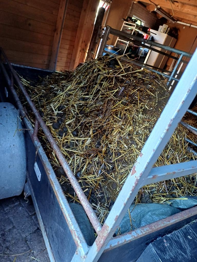 Paardenmest met stro, Tuin en Terras, Aarde en Mest, Ophalen, Mest
