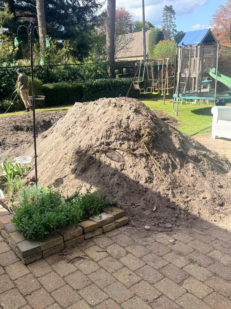 Zwart zand 7/8m3, Ophalen, Zo goed als nieuw, Overige typen