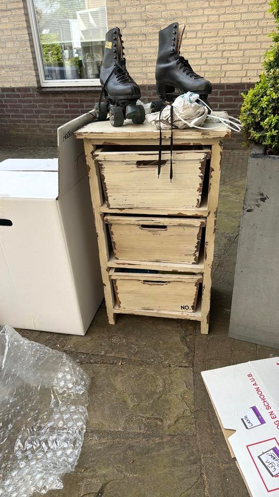 Ladekastje gratis afhalen, Huis en Inrichting, Kasten | Ladekasten, Ophalen, Gebruikt, 50 tot 100 cm, Landelijk