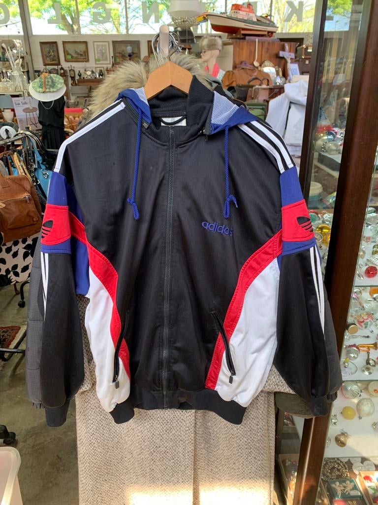Adidas retro trainingspak jack waarschijnlijk jaren 70, Kleding | Heren, Sportkleding, Ophalen of Verzenden