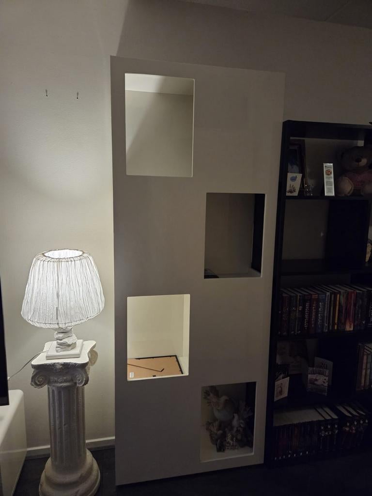 Moderne vritrine Kast met Open Vakken, Gebruikt, 200 cm of meer, Modern, 25 tot 50 cm