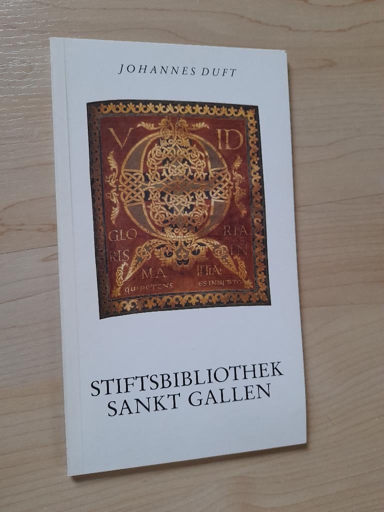 STIFTSBIBLIOTHEK SANKT GALLEN Johannes Duft Duitstalig, Ophalen of Verzenden, Zo goed als nieuw
