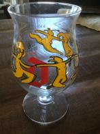 Duvel bierglas in limited edition, ontworpen Keith Haring, Ophalen of Verzenden, Zo goed als nieuw, Bierglas