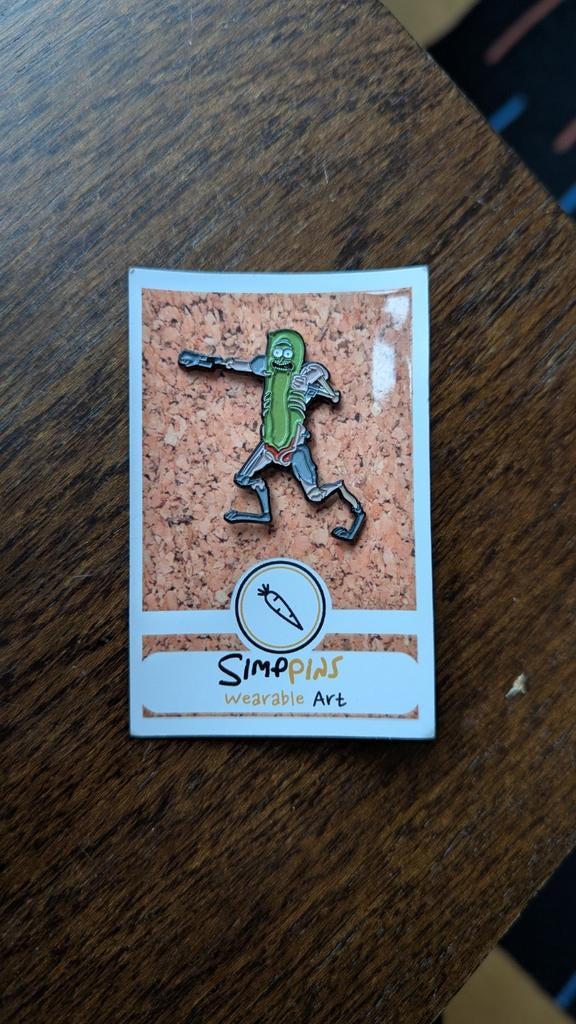 Rick and Morty Pickle Rick Enamel Pin, Ophalen of Verzenden, Nieuw