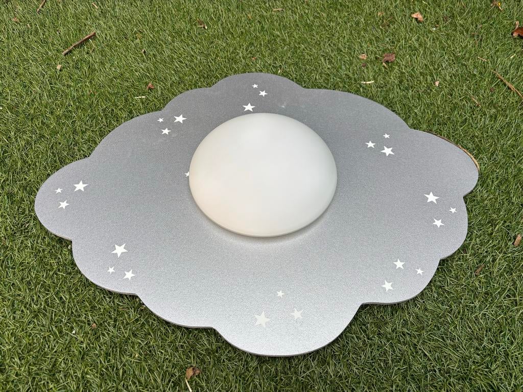 Plafondlamp of wandlamp wolk met sterren, Ophalen, Gebruikt, Kunststof