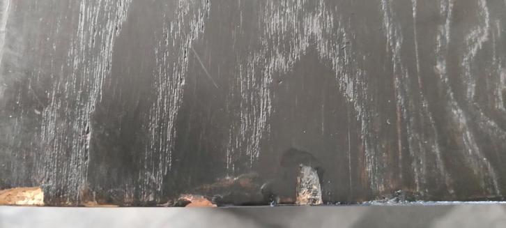 Gratis: Vintage salontafel jaren '60, intensief gebruikt, Huis en Inrichting, Tafels | Salontafels, Gebruikt, Minder dan 50 cm