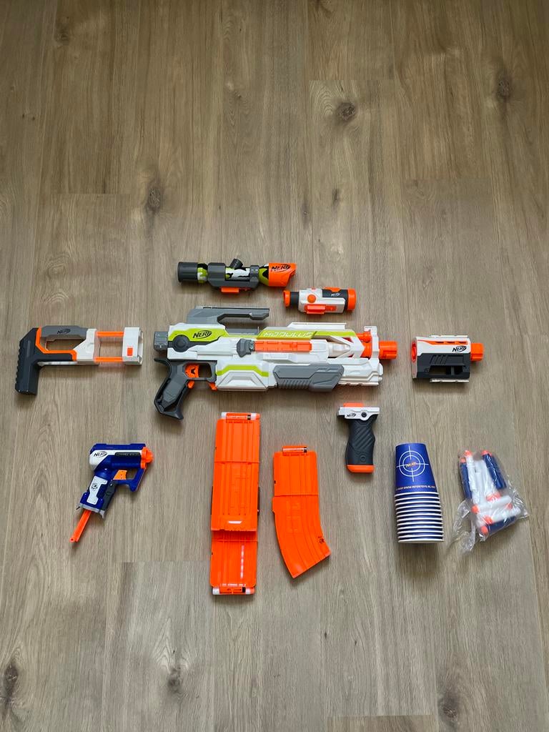 Nerf Modulus met extra's, Ophalen of Verzenden, Gebruikt, Jongen of Meisje