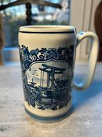 Delfts blauwe grote beker, bierpul, 13 cm hoog, Ophalen of Verzenden