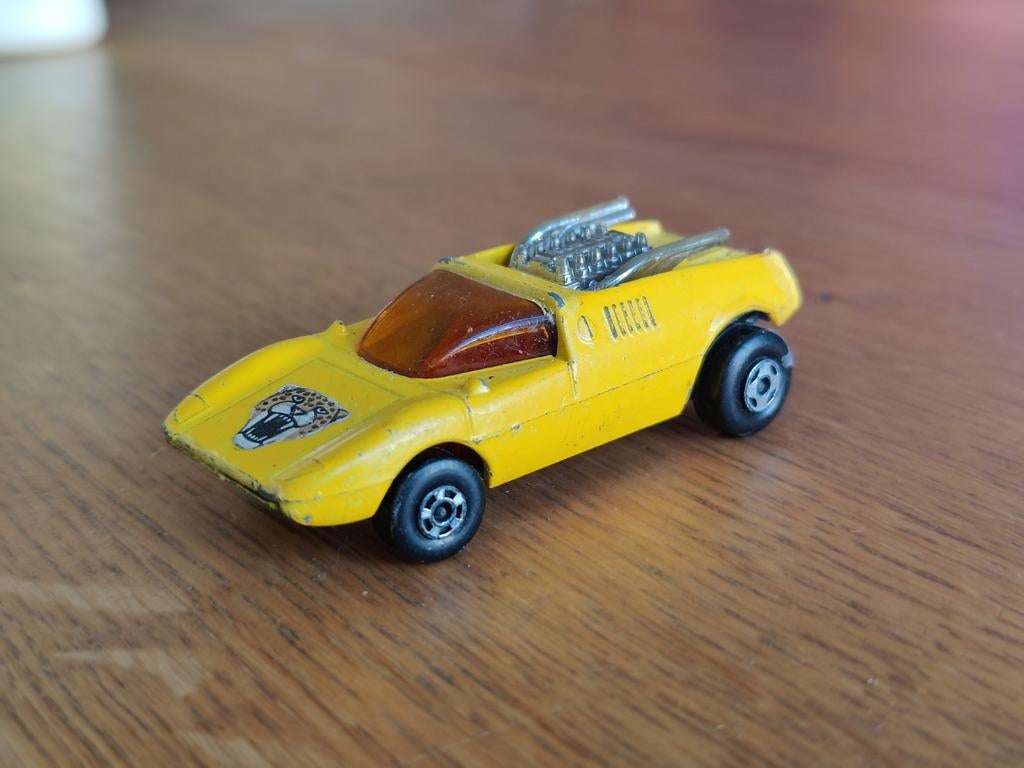 Matchbox Lotus Europa Mod Rod GEEL, Ophalen of Verzenden, Zo goed als nieuw, Auto