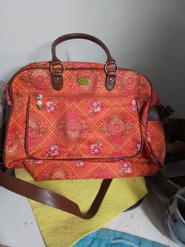 9242) mooie sjieke tas OILILY ZGAN  40X25CM, Ophalen of Verzenden, Zo goed als nieuw