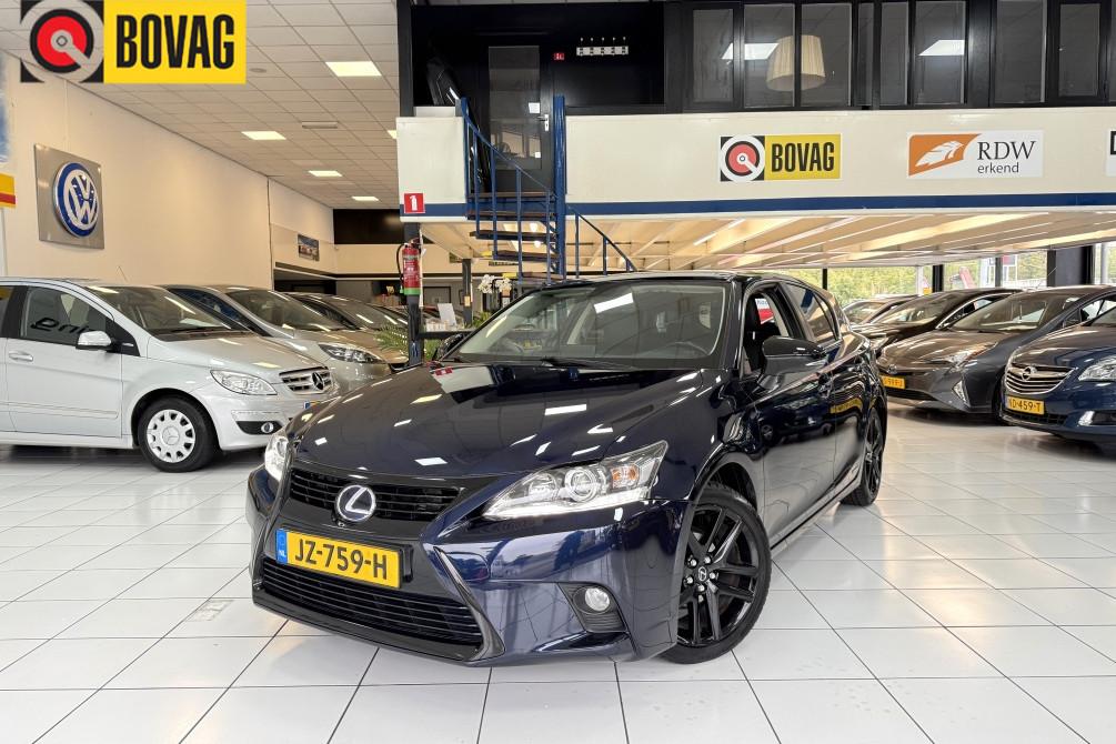 Lexus CT 200h Sport Edition Bovag Garantie (bj 2016), Auto's, Lexus, Gebruikt, Euro 6, 4 cilinders, Blauw