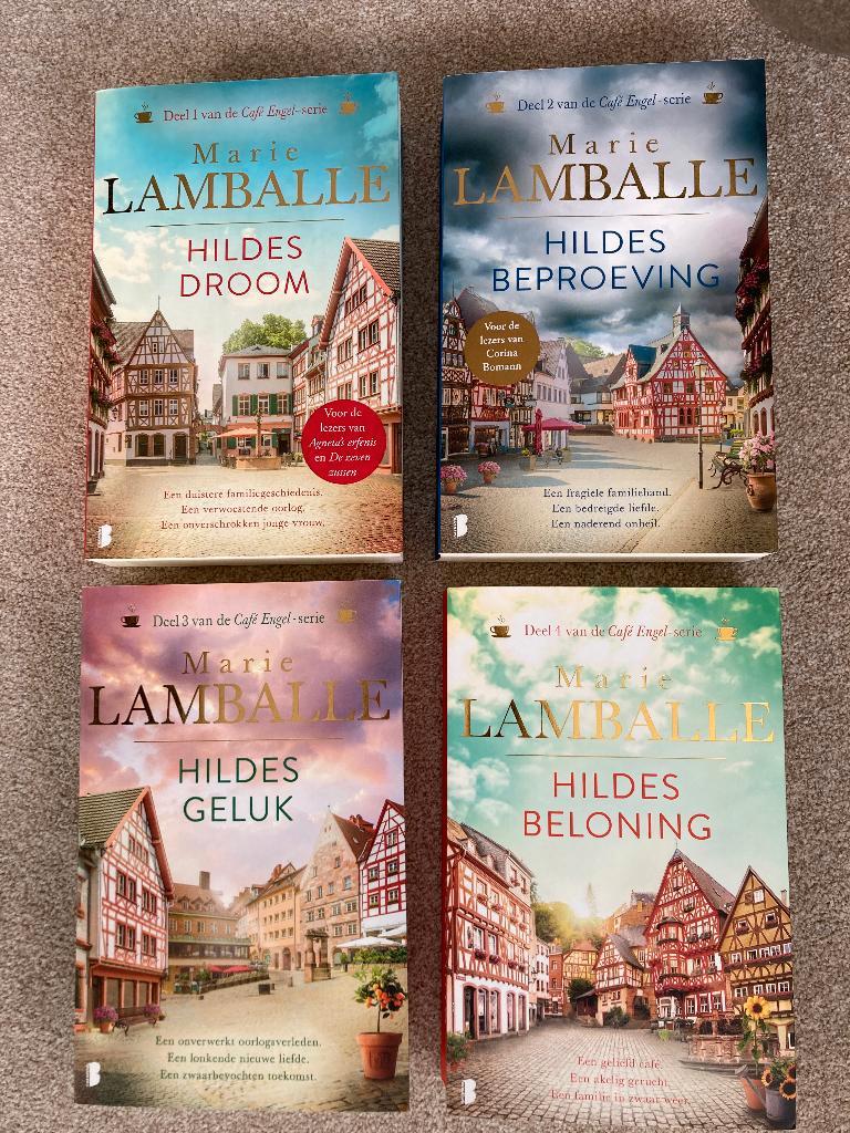 Serie Café Engel boeken door Marie Lamballe deel 1 t/m 4, Ophalen of Verzenden, Gelezen
