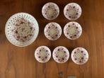 schaal en schaaltjes AW August Wernecke decor China Purpur, Gebruikt, Ophalen of Verzenden, Schaal of Schalen, Overige stijlen