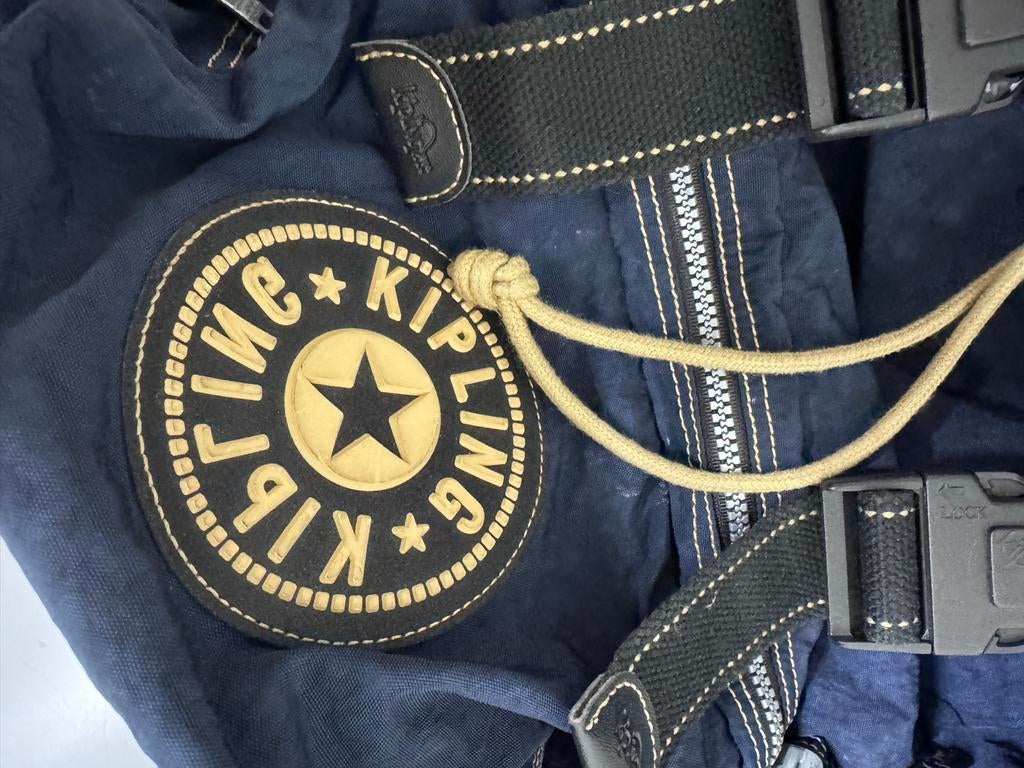 Kipling rugzak - Donkerblauw, Ophalen of Verzenden, Gebruikt