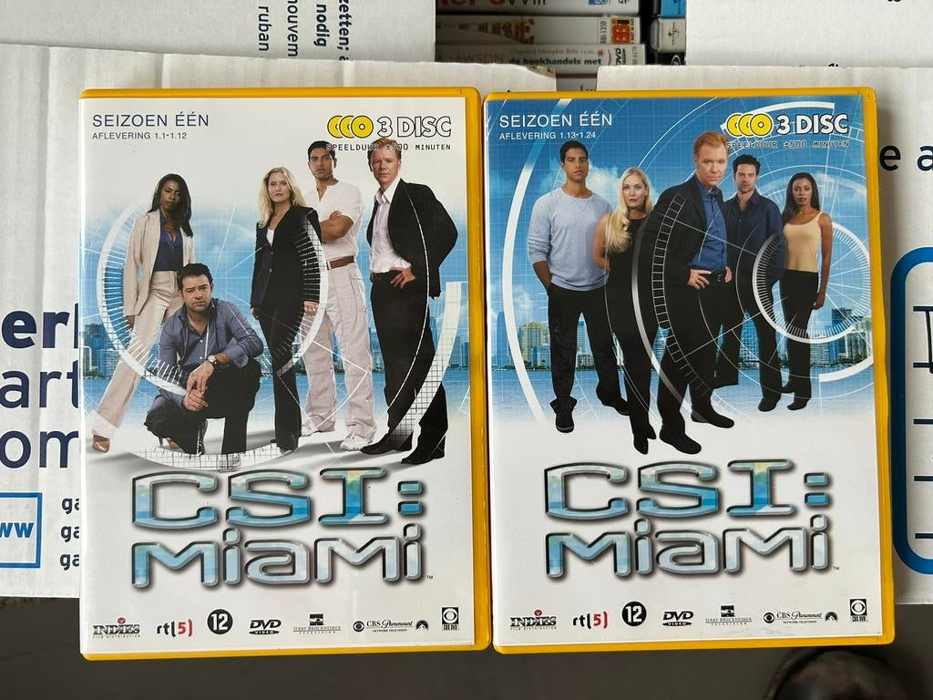 DVDs CSI Miami tv serie 🔴1 t/m 24 TOP vele uren, Vanaf 12 jaar, Ophalen of Verzenden, Zo goed als nieuw, Actie en Avontuur